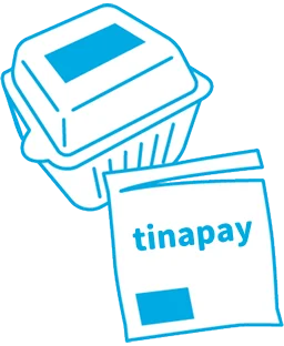 ラベルを剥がした容器とパンの袋の画像